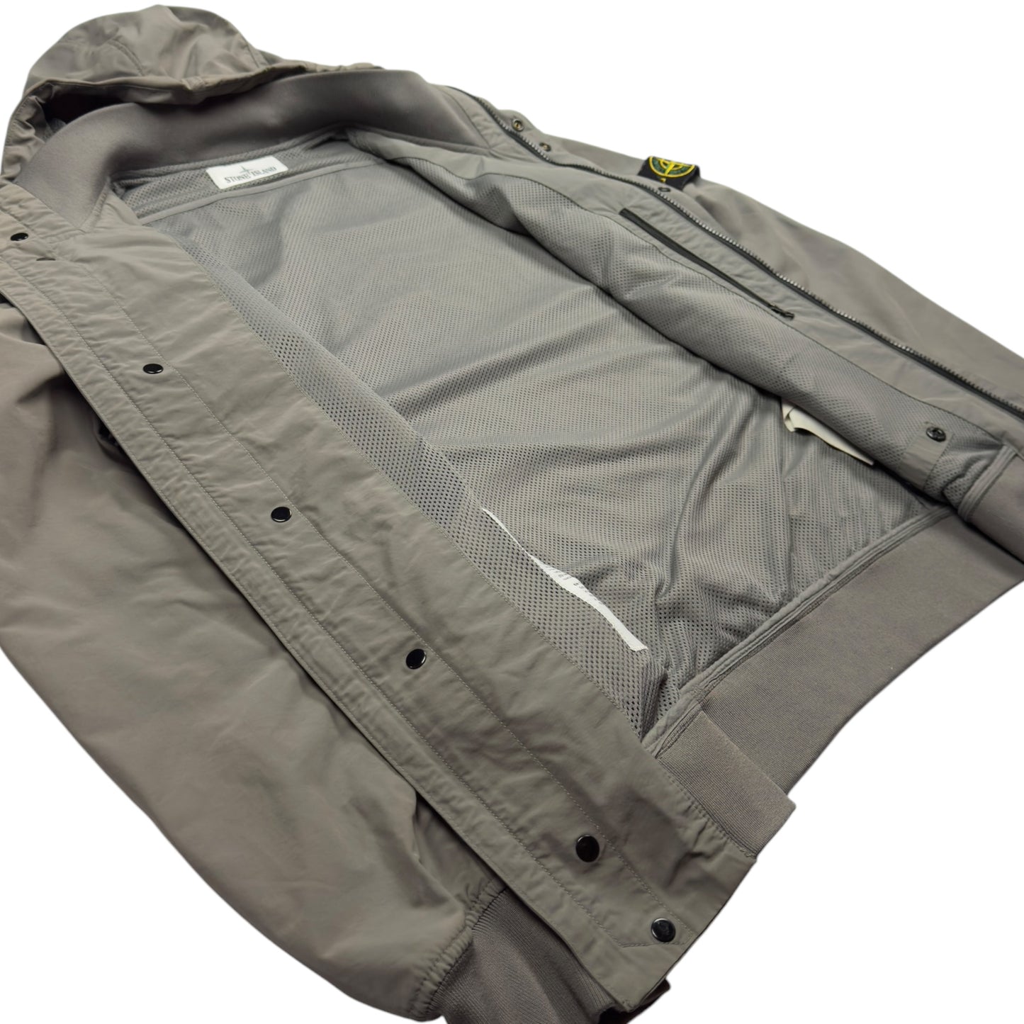 S/S 14 Stone Island Micro Reps Hooded Bomber Jacket - Grey