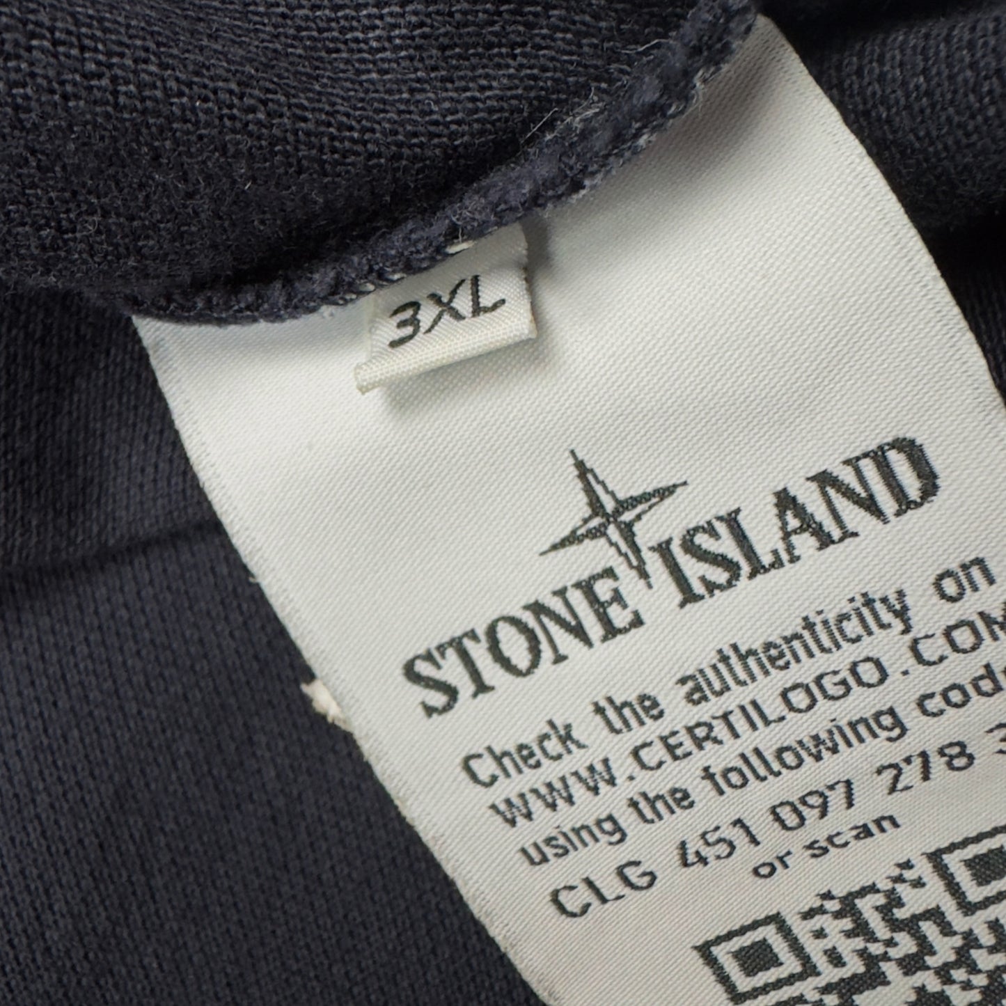 A/W 16 Stone Island Long Sleeve Polo Shirt - Navy