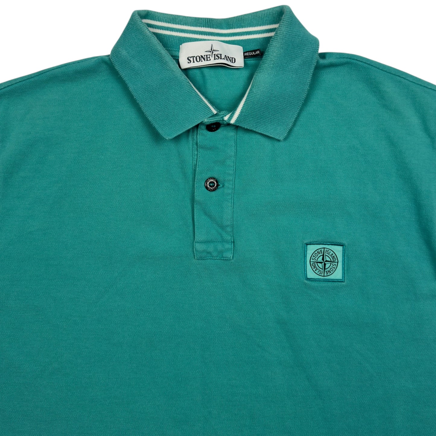 Stone Island Regular Fit Polo Shirt - Turquoise