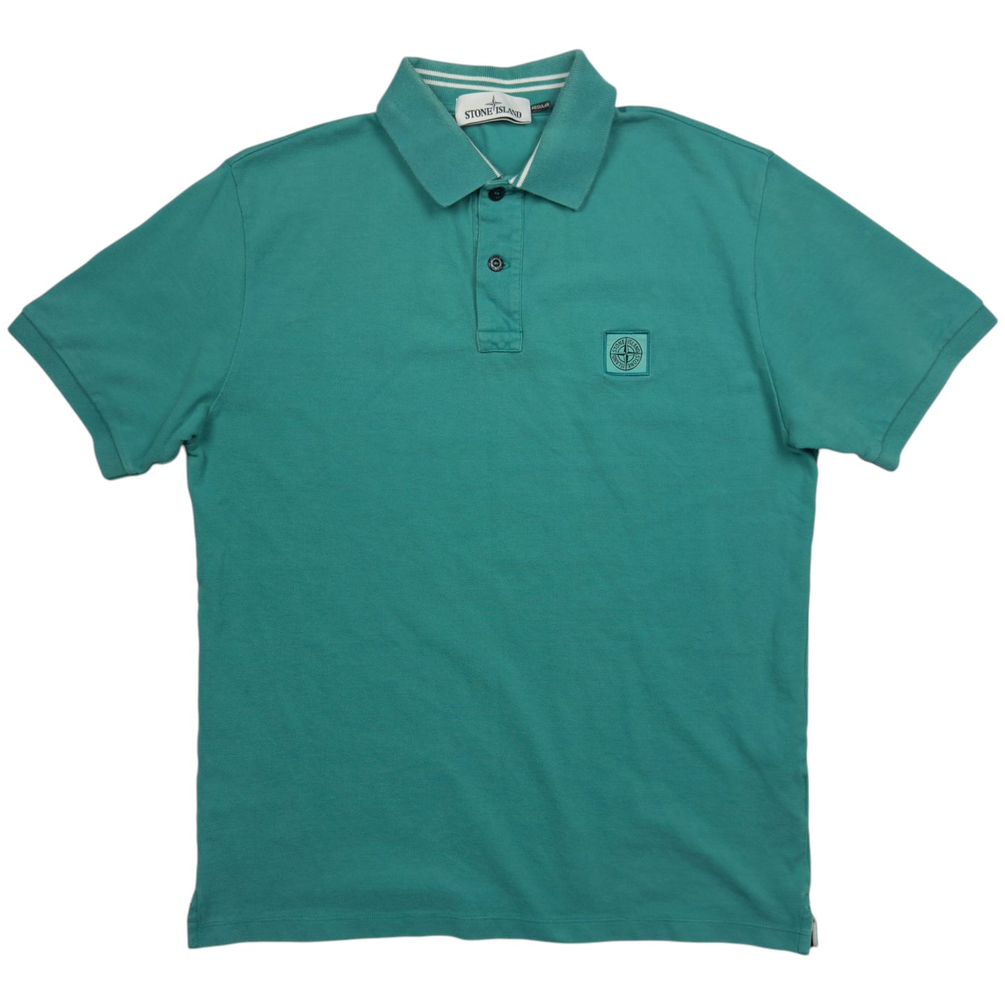Stone Island Regular Fit Polo Shirt - Turquoise