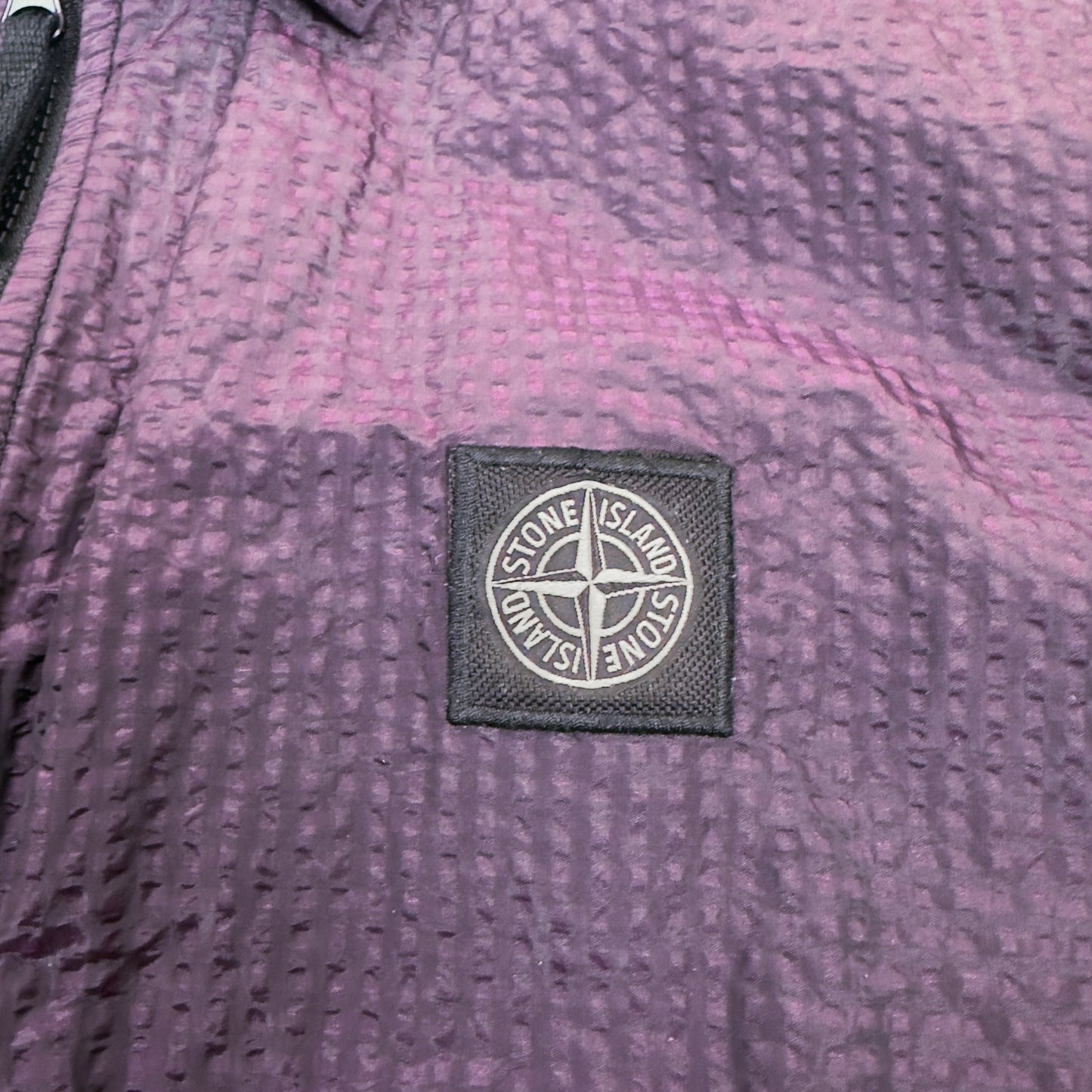 A/W 20 Stone Island Seersucker Nylon Overshirt - Purple