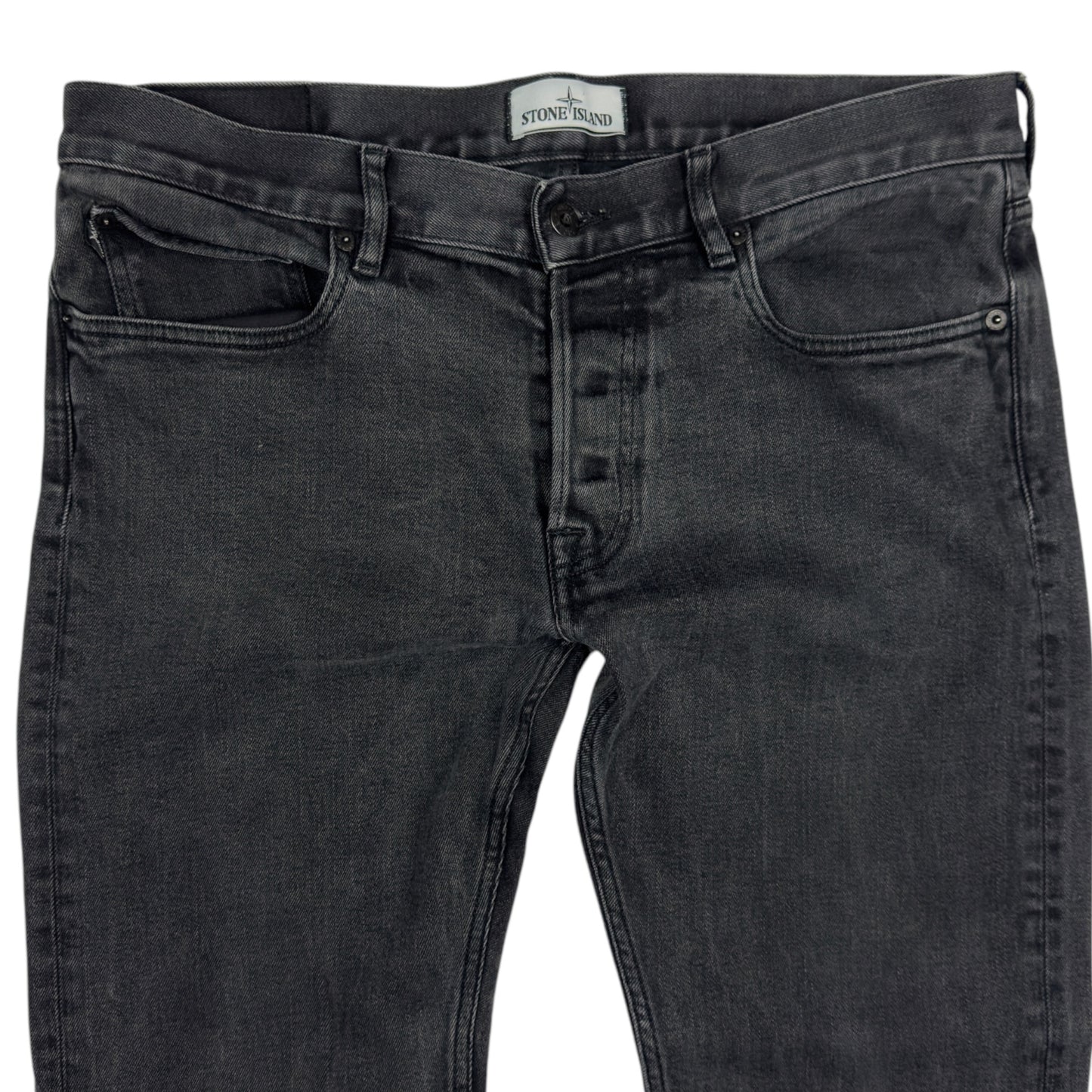 A/W 15 Stone Island Slim Fit Black Jeans 34/33