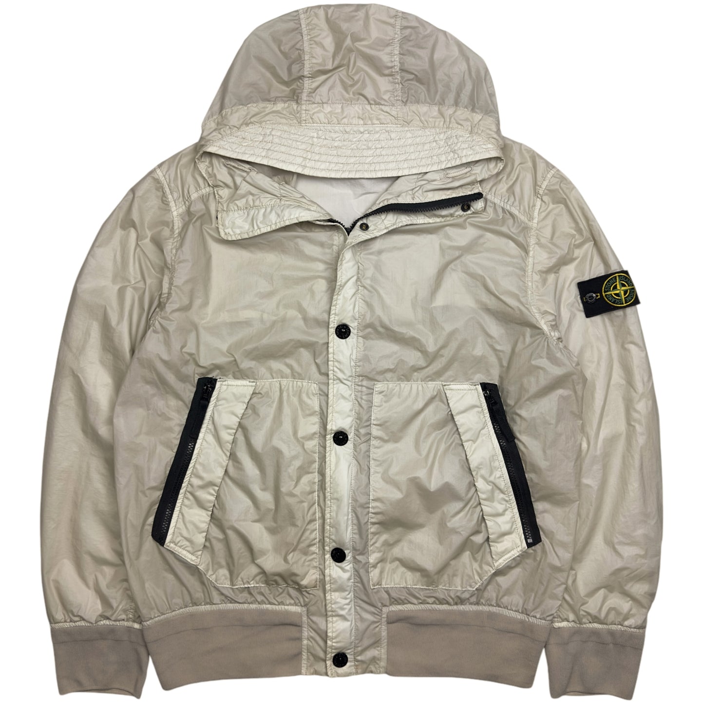 S/S 13 Stone Island Glass Hooded Bomber Jacket