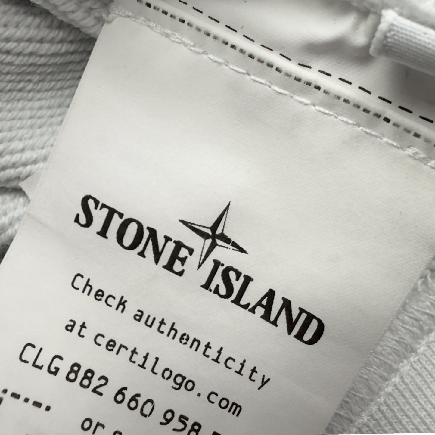 S/S 22 Stone Island Hoodie - White