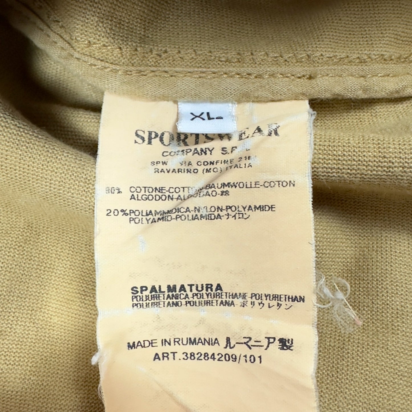 S/S 03 Stone Island Spalmatura Jacket