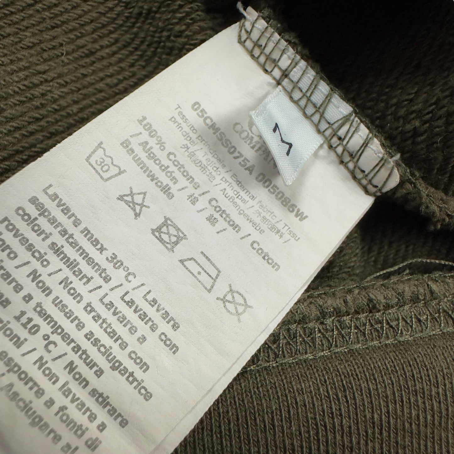 C.P. Company Centre Logo Sweater Green