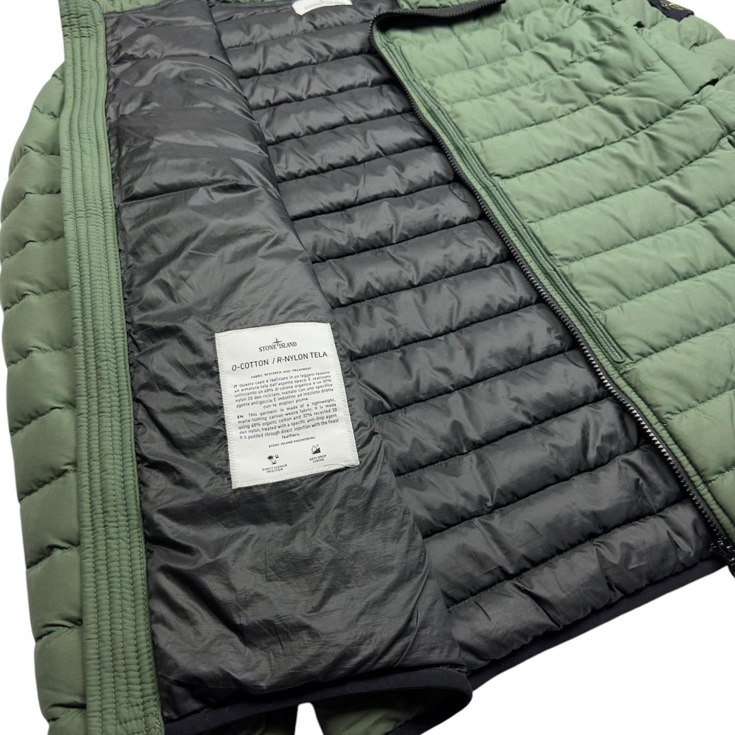 A/W 21 Stone Island O-Cotton / R-Nylon Tela Down Puffer Jacket