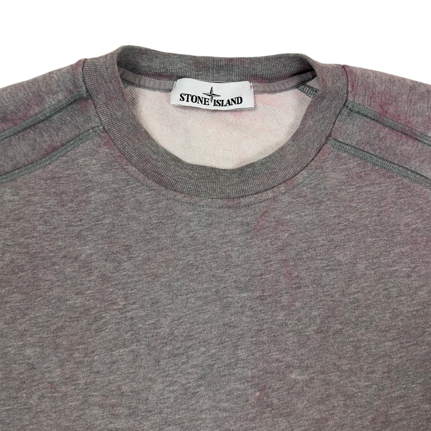 S/S 21 Stone Island Dust Colour Treatment Sweater - Grey