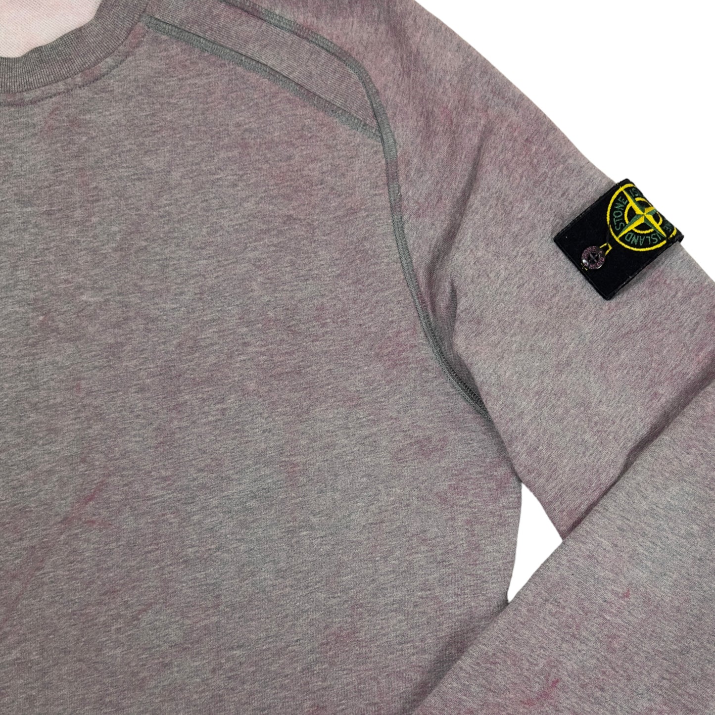S/S 21 Stone Island Dust Colour Treatment Sweater - Grey