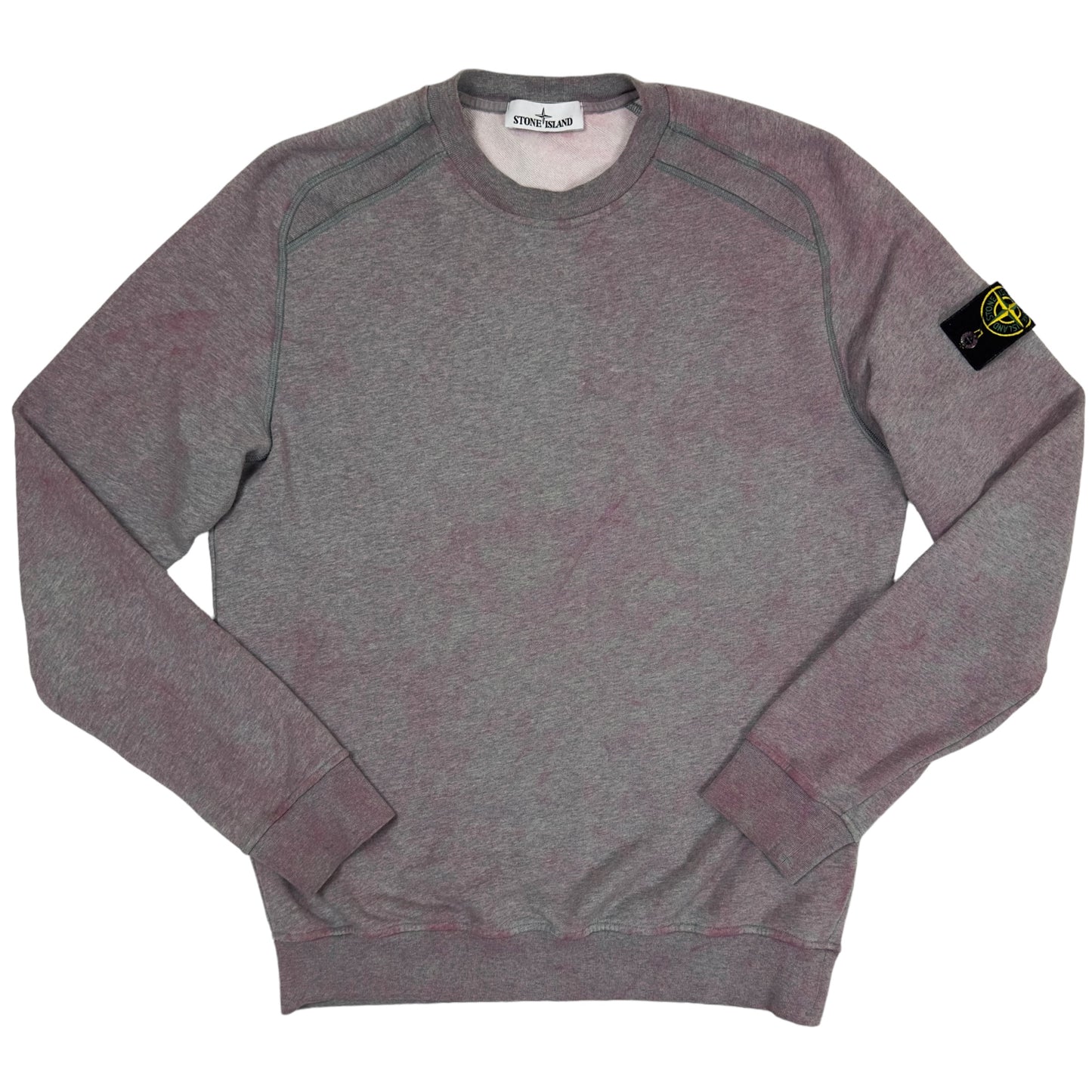 S/S 21 Stone Island Dust Colour Treatment Sweater - Grey