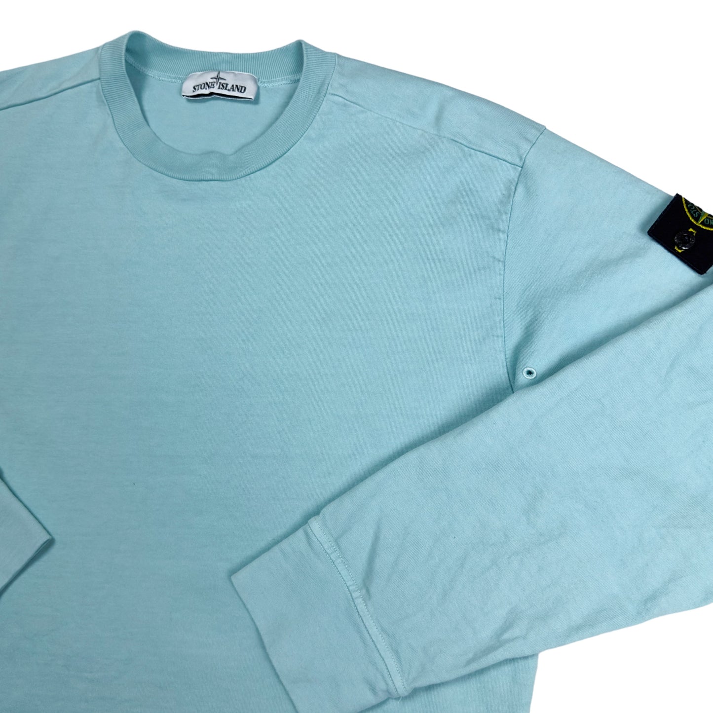 S/S 22 Stone Island Lightweight Crewneck Sweater - Baby Blue