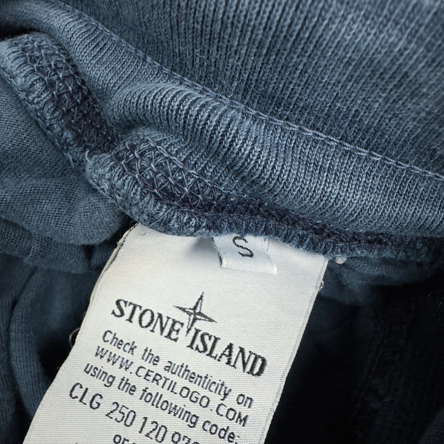 S/S 17 Stone Island Cotton Jersey Cargo Shorts - Blue