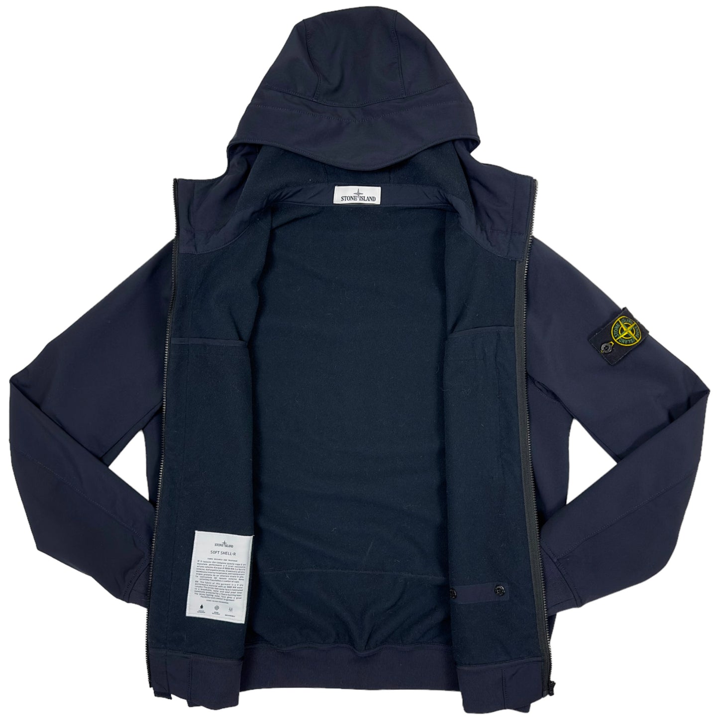 A/W 18 Stone Island Soft Shell R Jacket - Navy