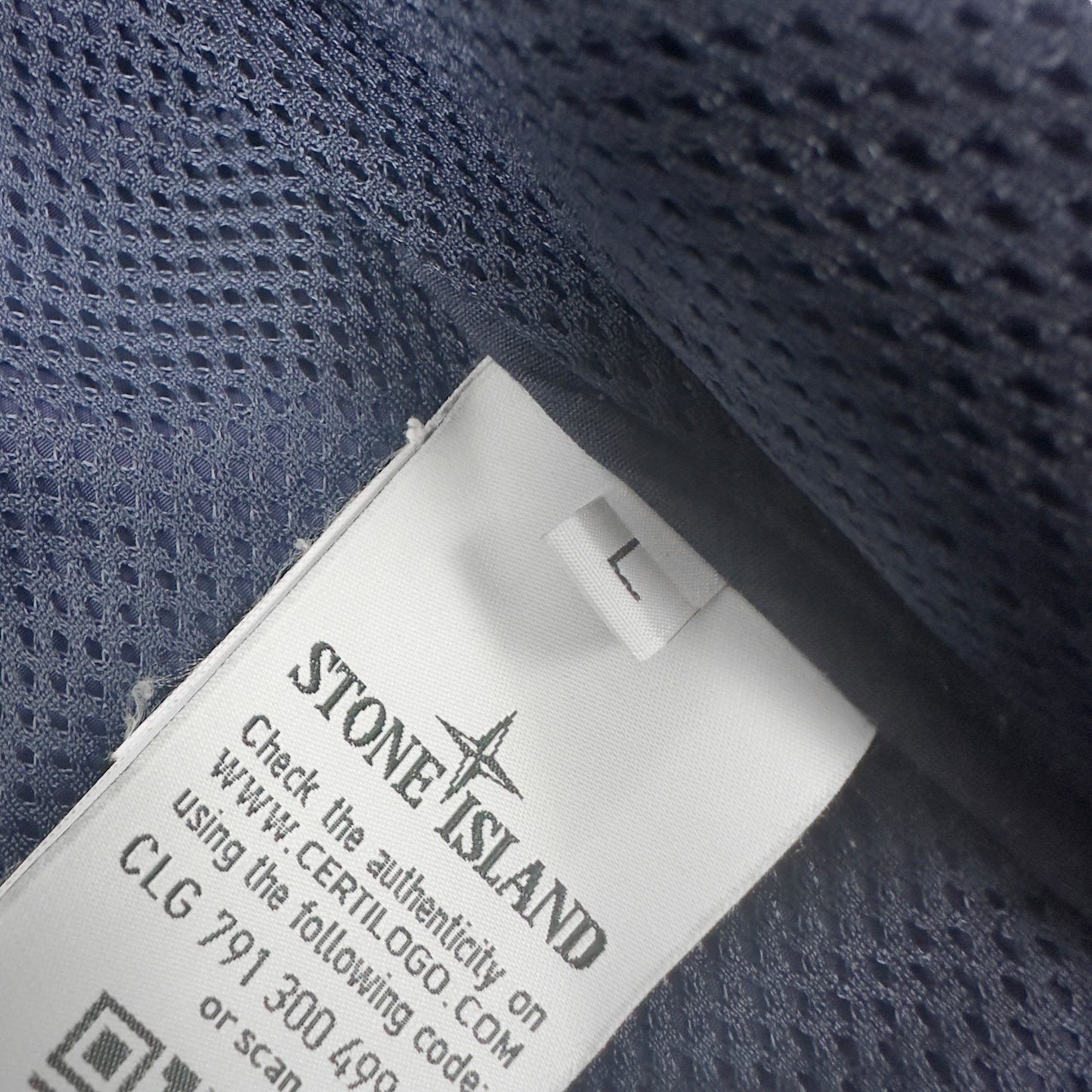 S/S 16 Stone Island Micro Reps Jacket - Blue