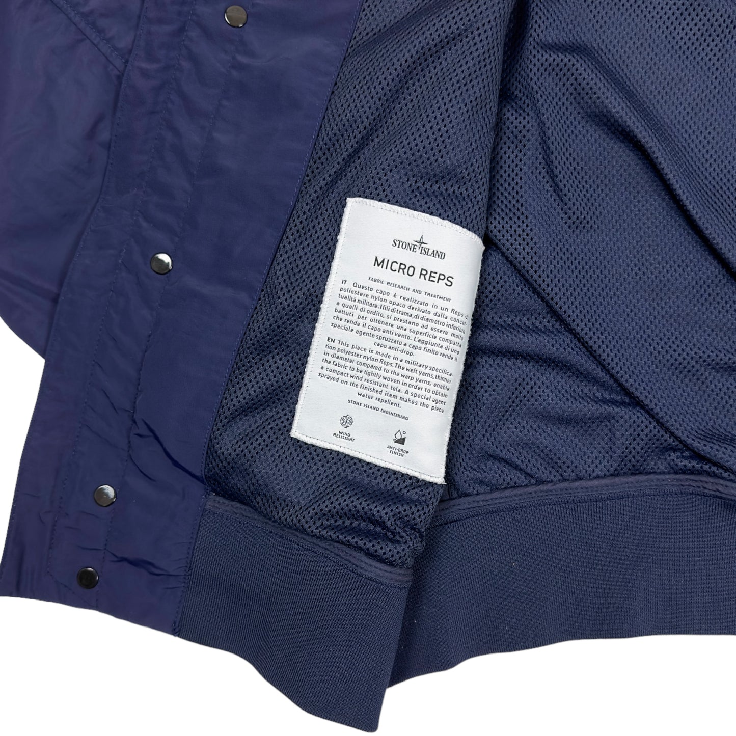 S/S 16 Stone Island Micro Reps Jacket - Blue