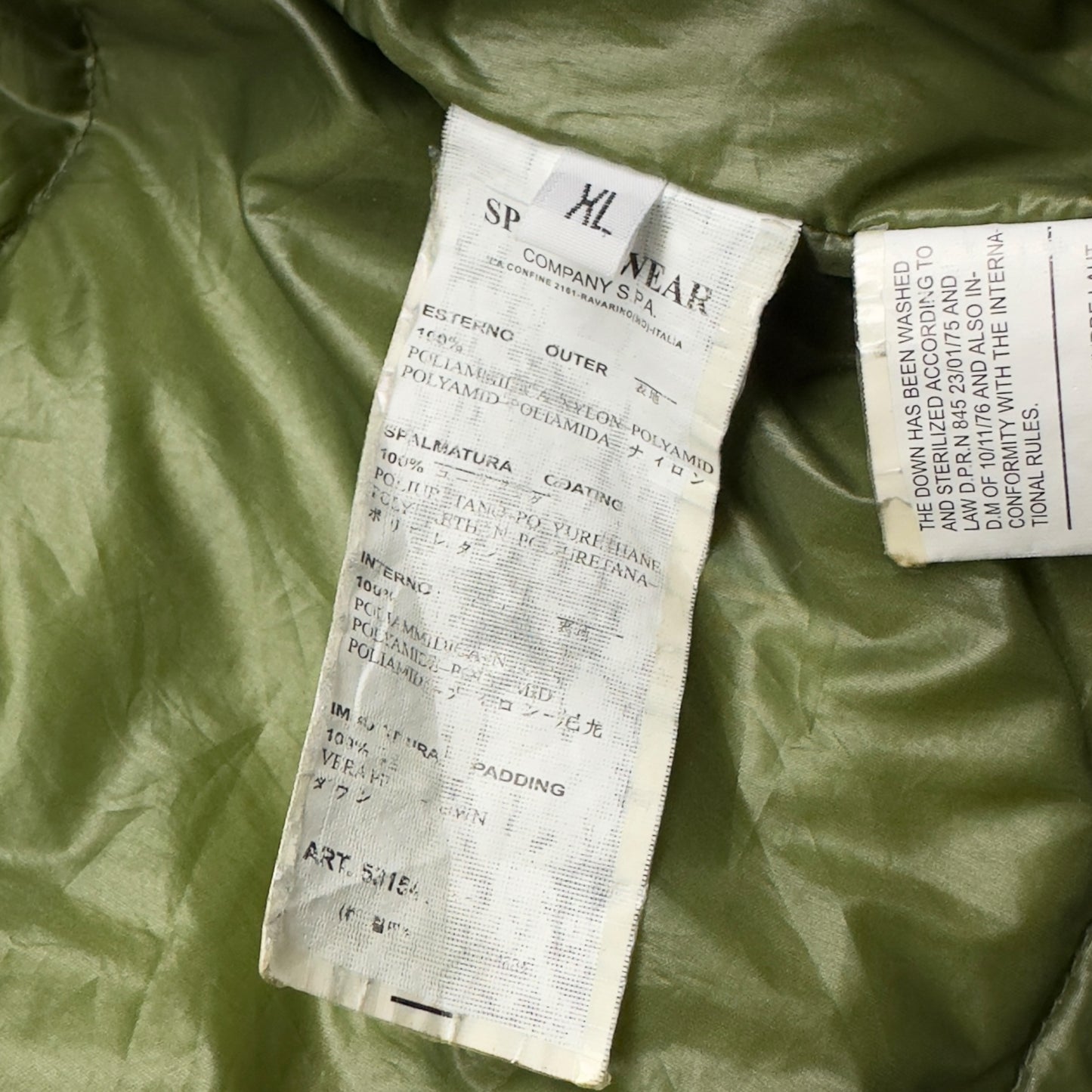 A/W 10 Stone Island Down Jacket - Blue