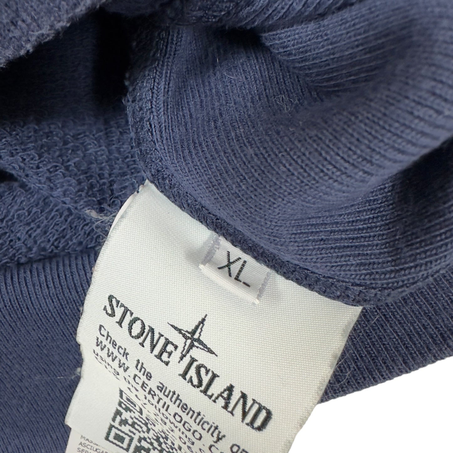 S/S 14 Stone Island Button Hoodie - Navy