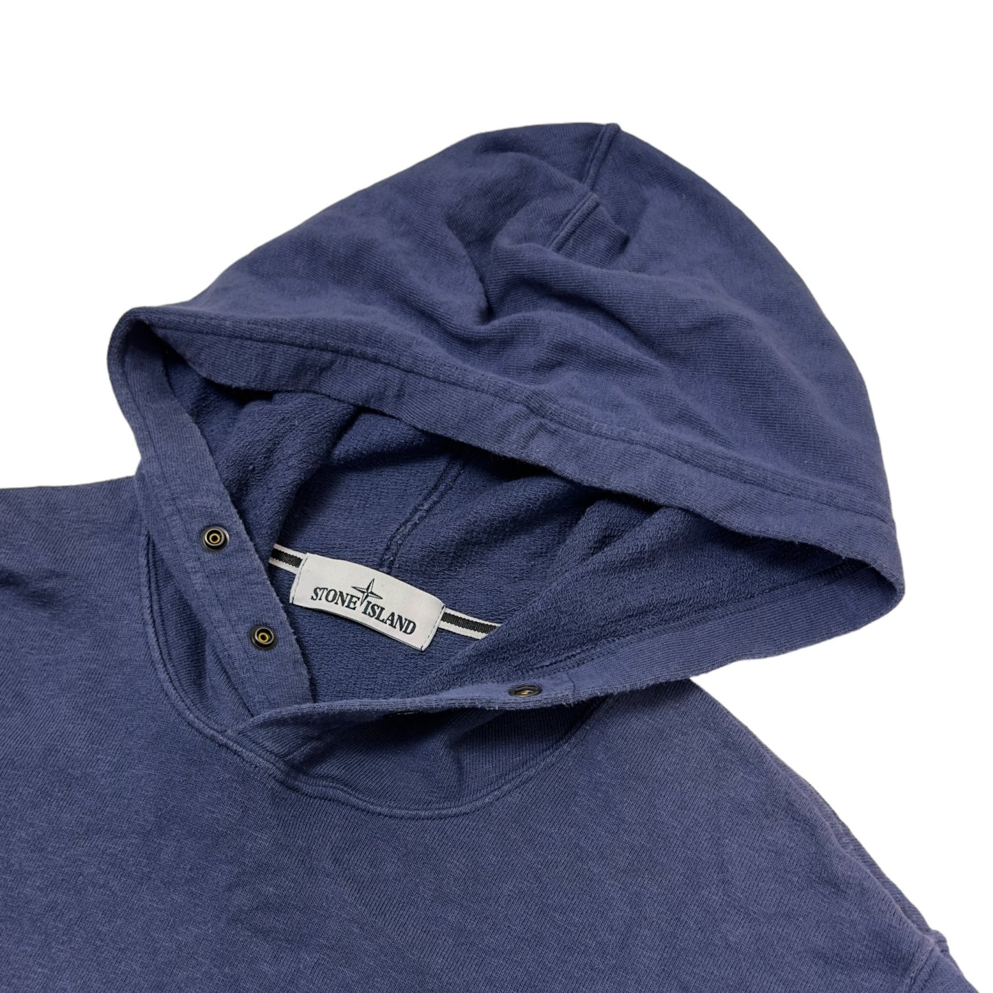 S/S 14 Stone Island Button Hoodie - Navy