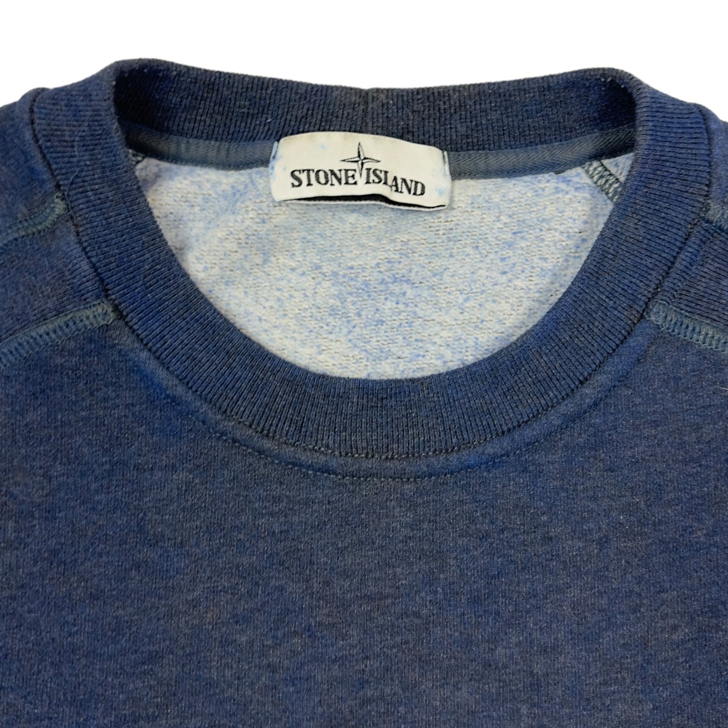 A/W 20 Stone Island Dust Colour Treatment Sweater - Blue