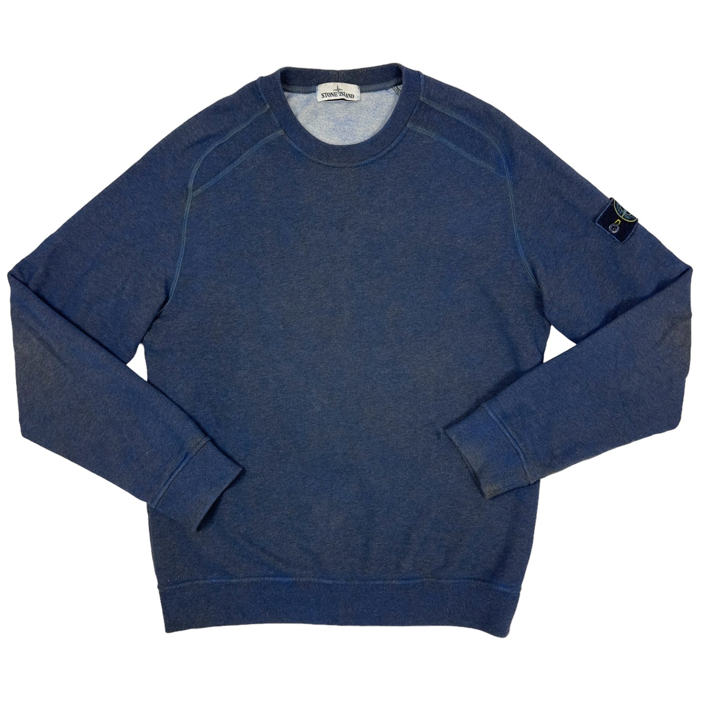 A/W 20 Stone Island Dust Colour Treatment Sweater - Blue