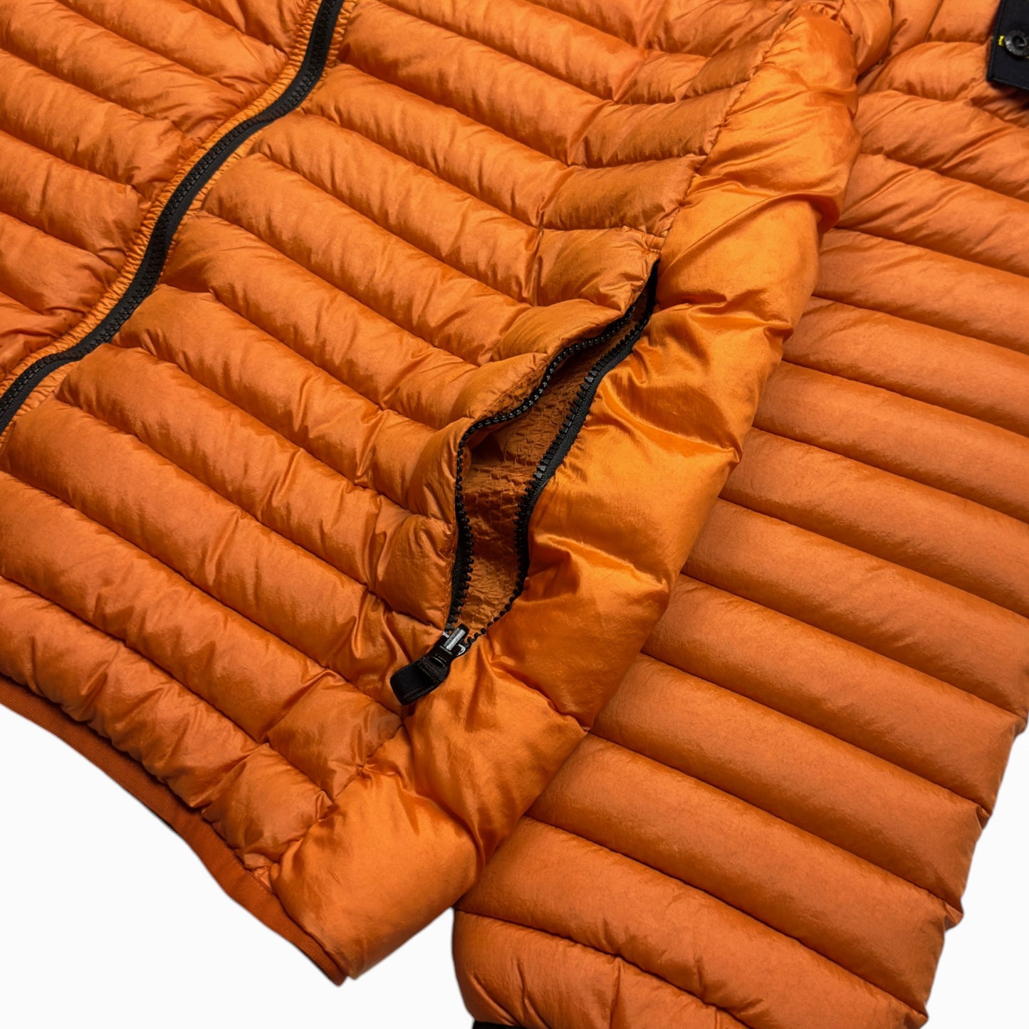S/S 23 Stone Island Loom Woven Down Chambers R-Nylon Down TC - Orange