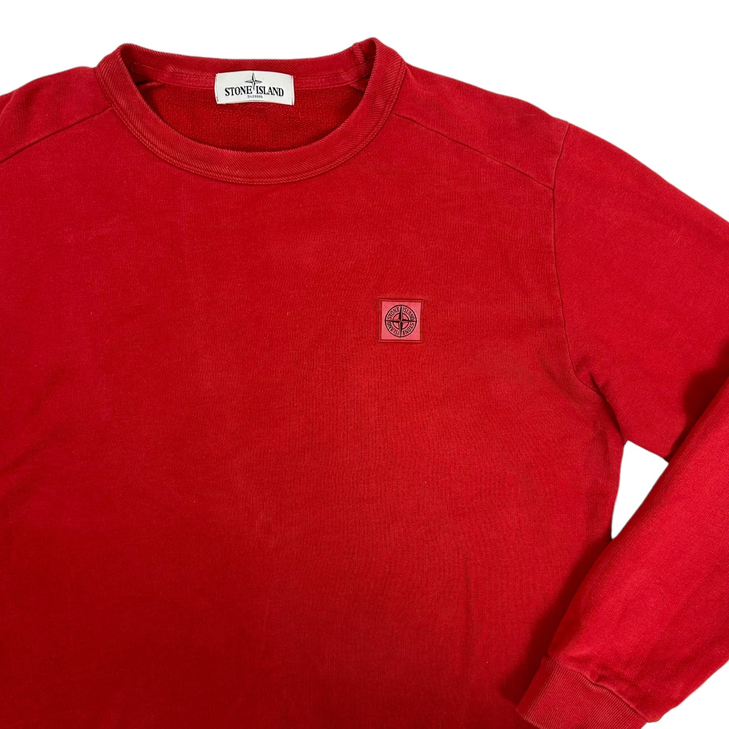 A/W 12 Stone Island Patch Program Sweater - Red