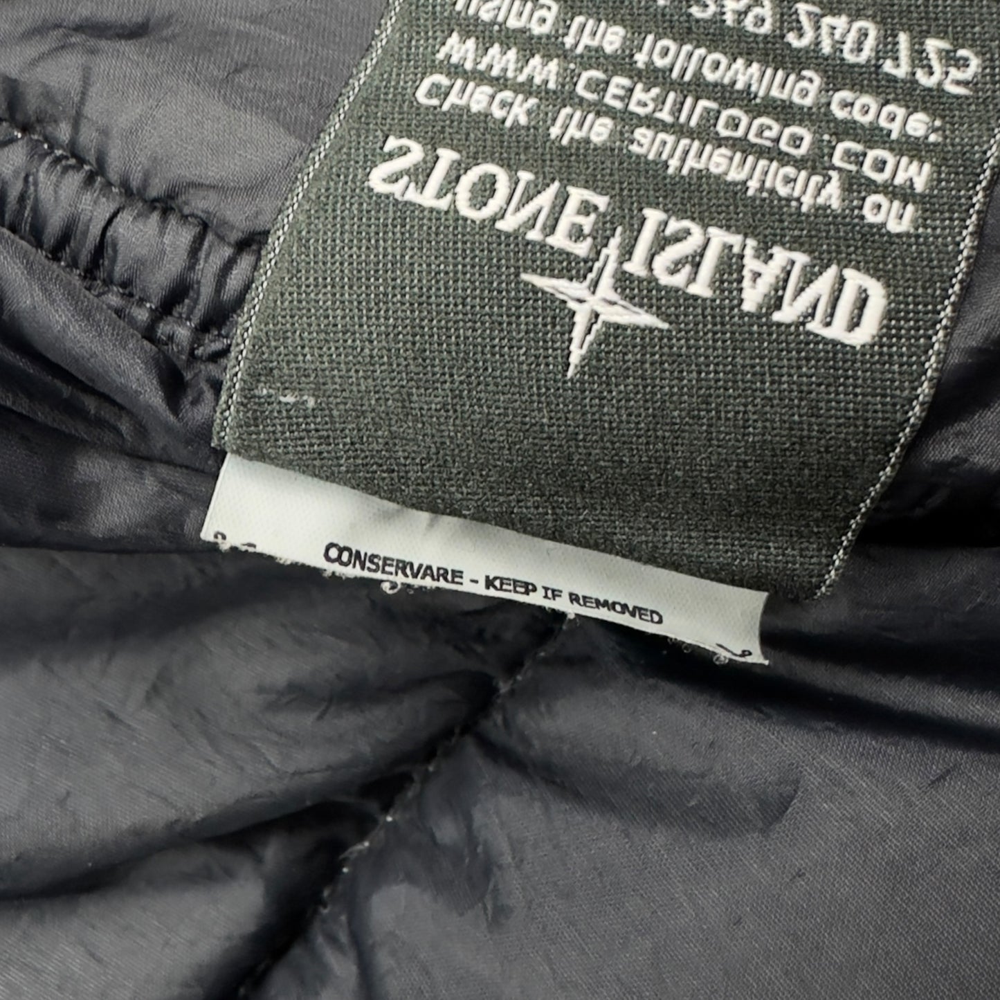 A/W 19 Stone Island Crinkle Reps NY Down Jacket - Navy