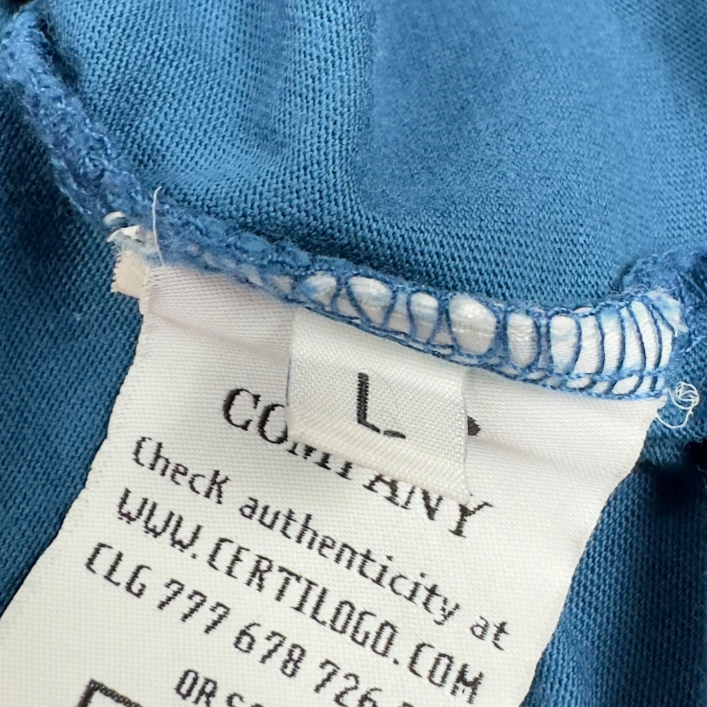 C.P. Company Big Stitch Logo T-Shirt - Blue