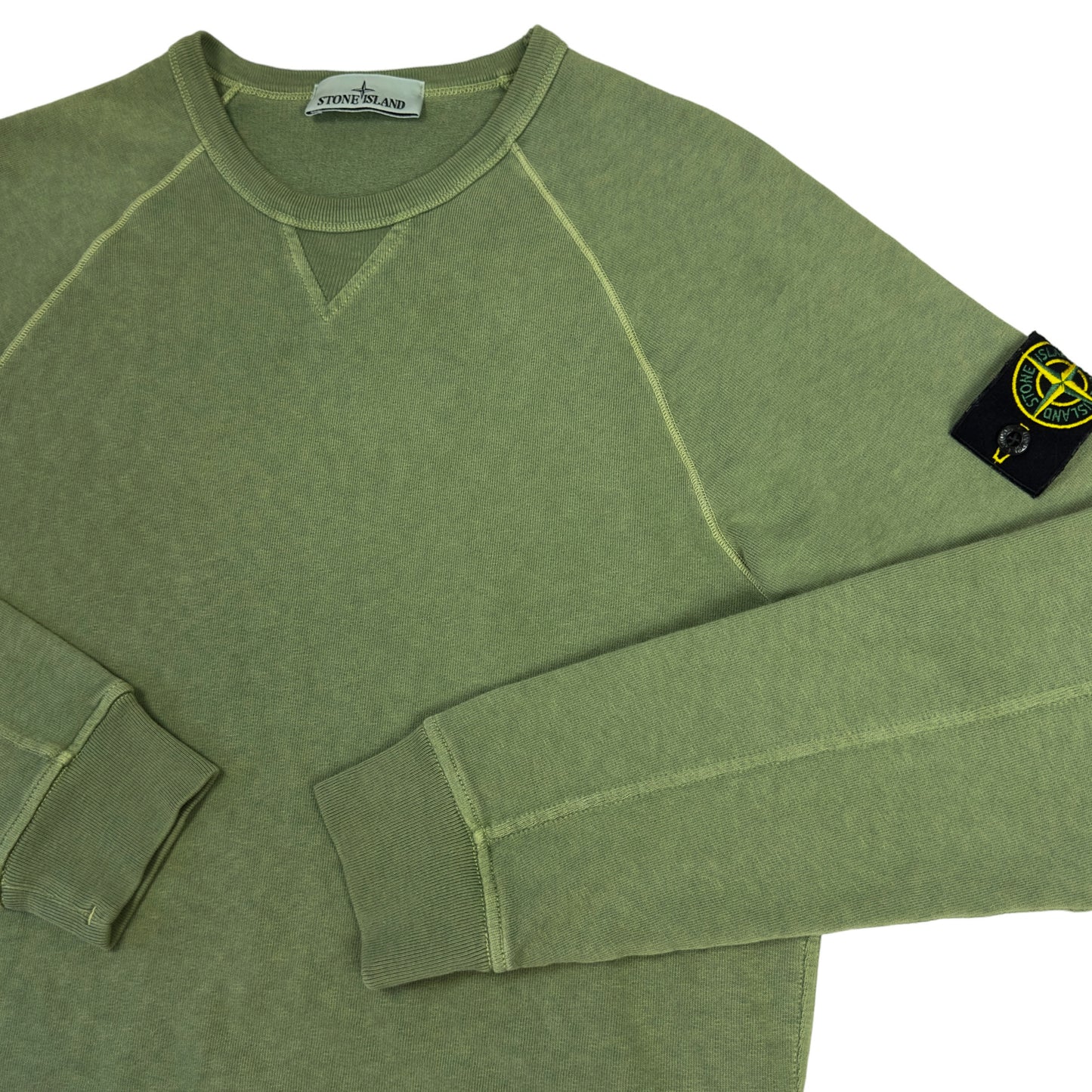 S/S 23 Stone Island Crewneck Sweater - Sage Green