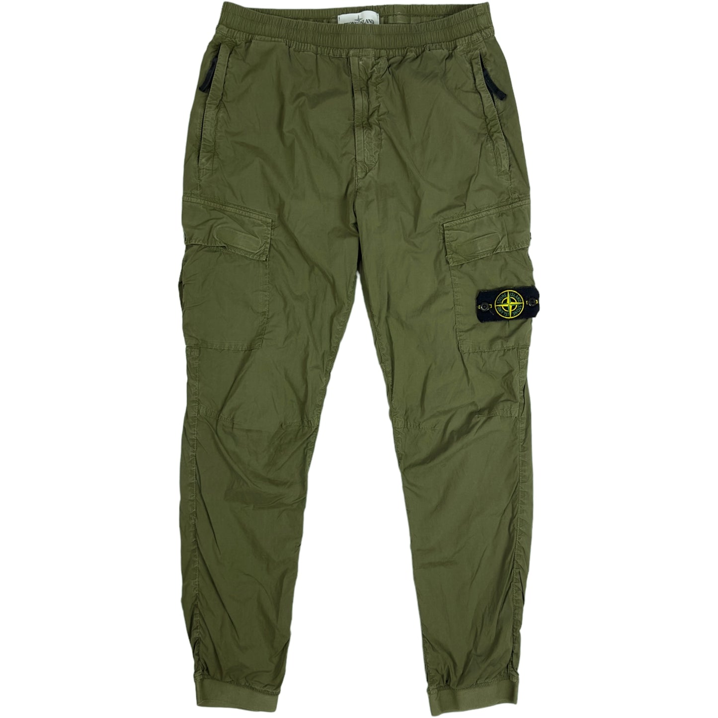 S/S 21 Stone Island Stretch Cotton Cargo Shorts