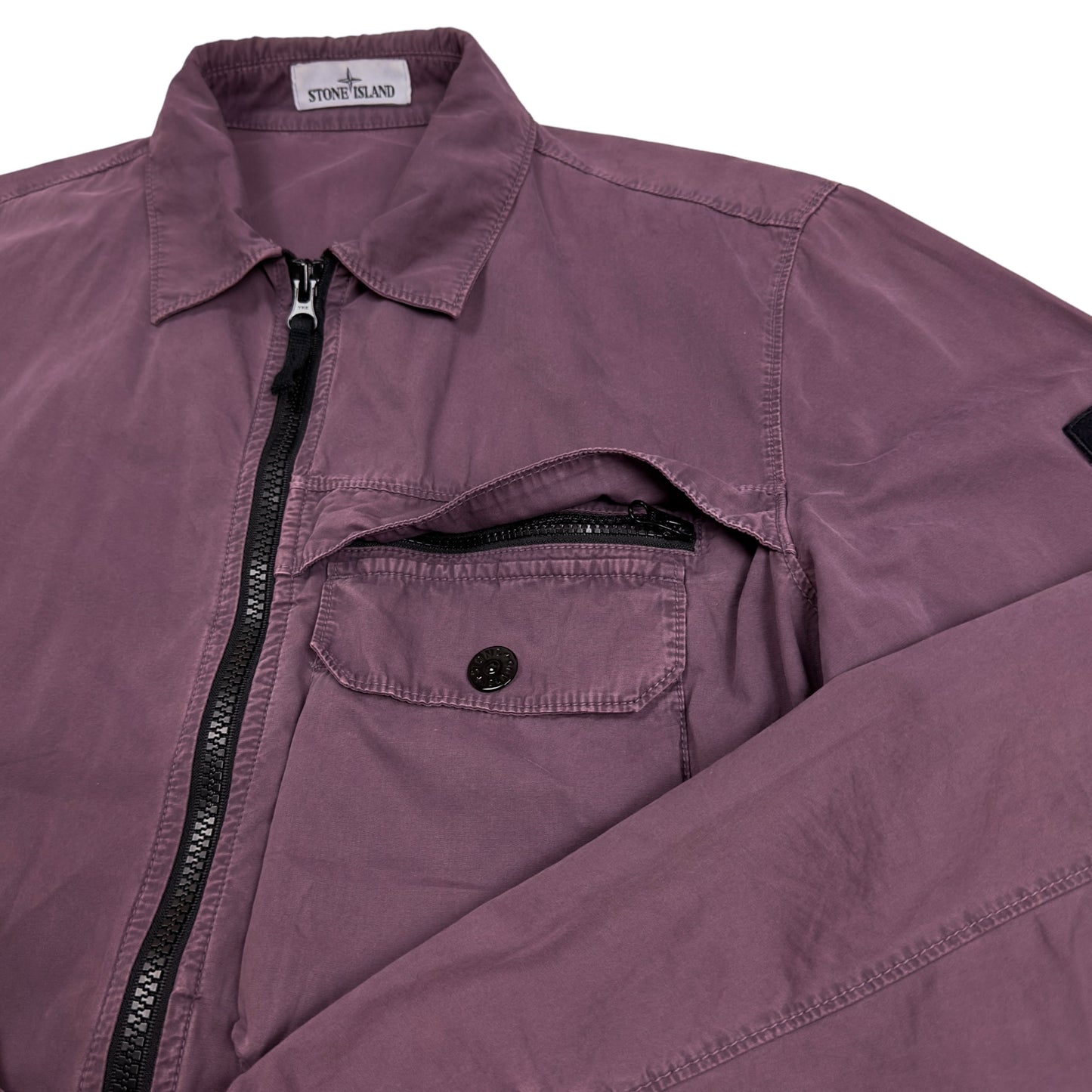 A/W 20 Stone Island Pocket Overshirt - Purple XL