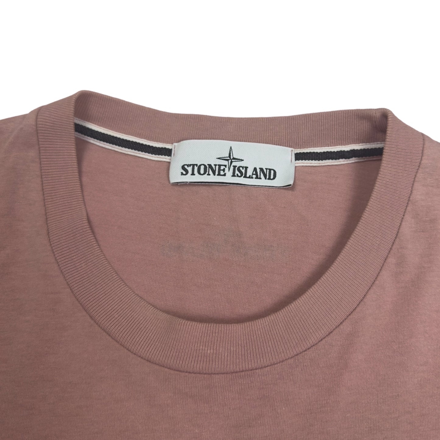 A/W 16 Stone Island Logo T-Shirt - Dusty Pink