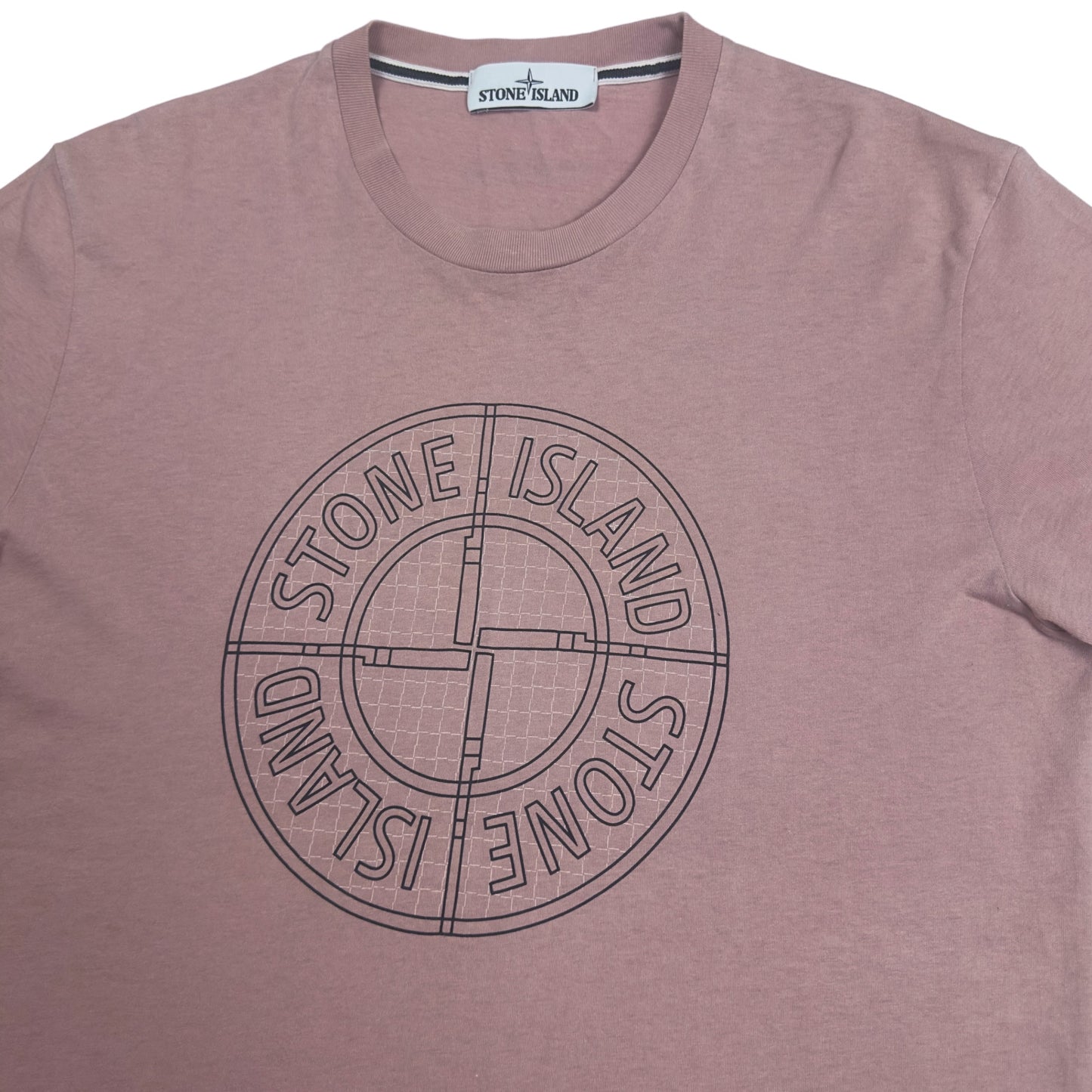 A/W 16 Stone Island Logo T-Shirt - Dusty Pink