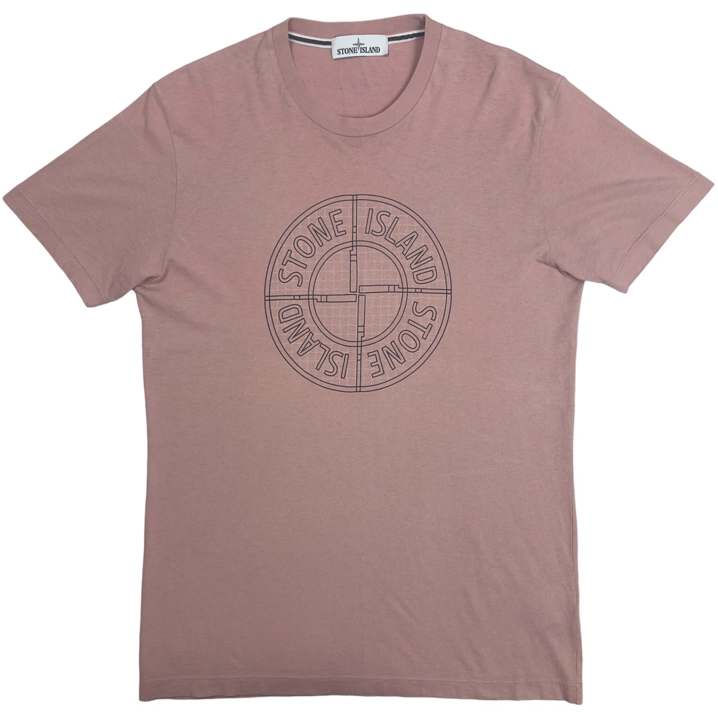 A/W 16 Stone Island Logo T-Shirt - Dusty Pink