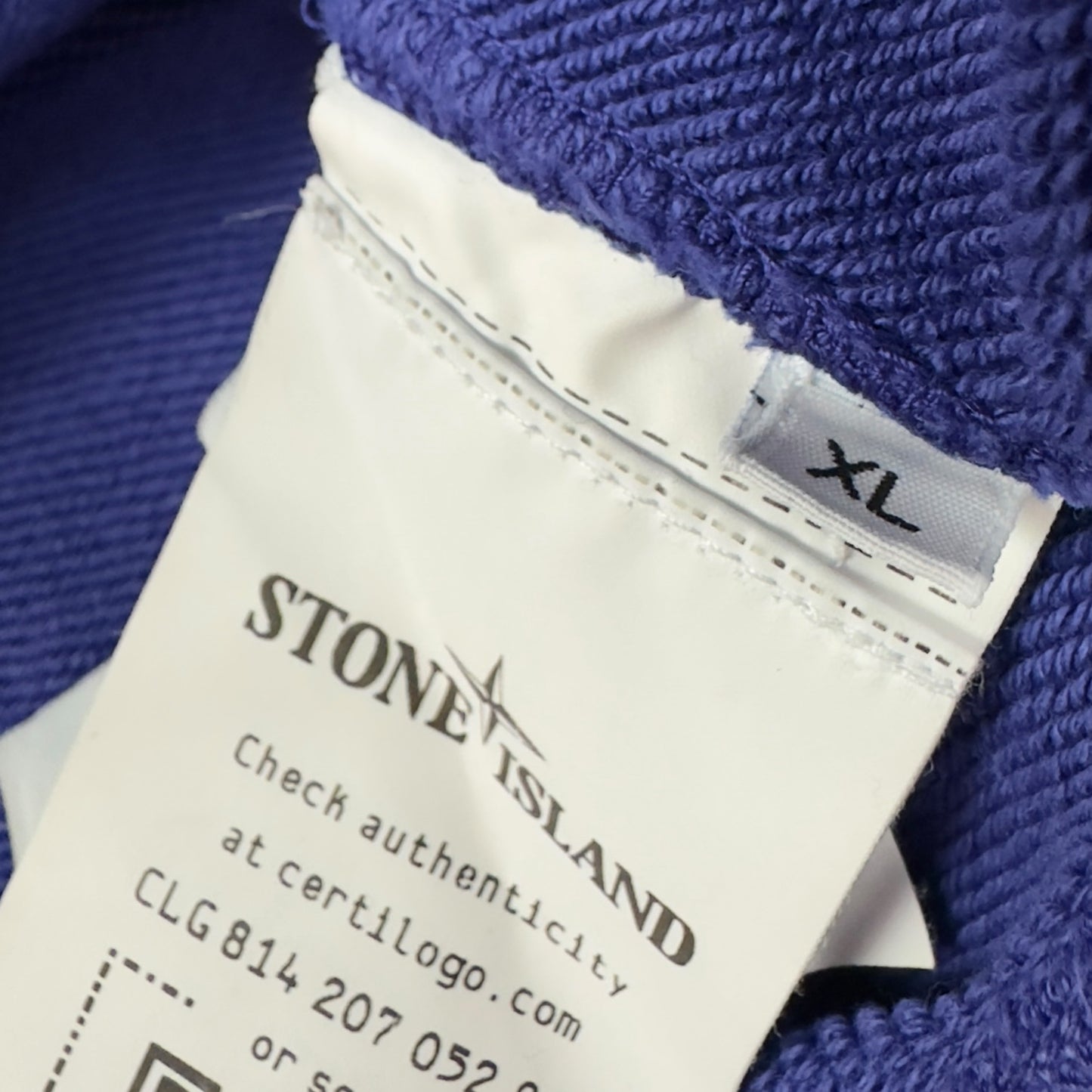 S/S 22 Stone Island Hoodie - Blue / Purple
