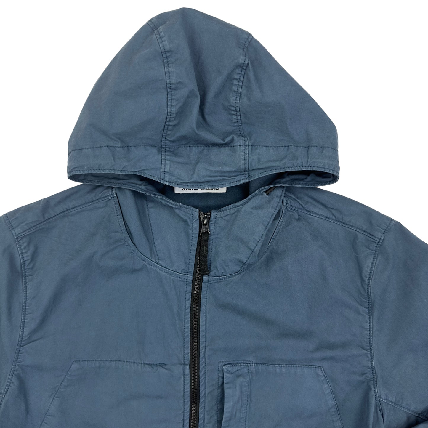 S/S 23 Stone Island Supima Cotton Twill Stretch-TC Hooded Jacket