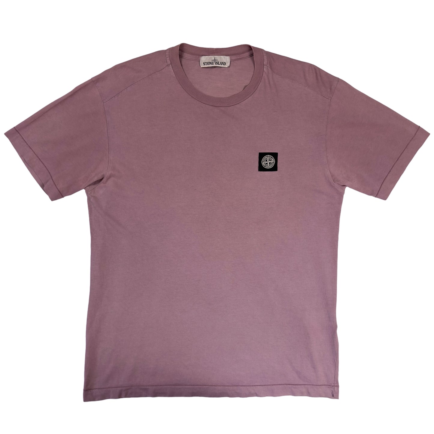 A/W 18 Stone Island Patch T-Shirt - Pink Quartz