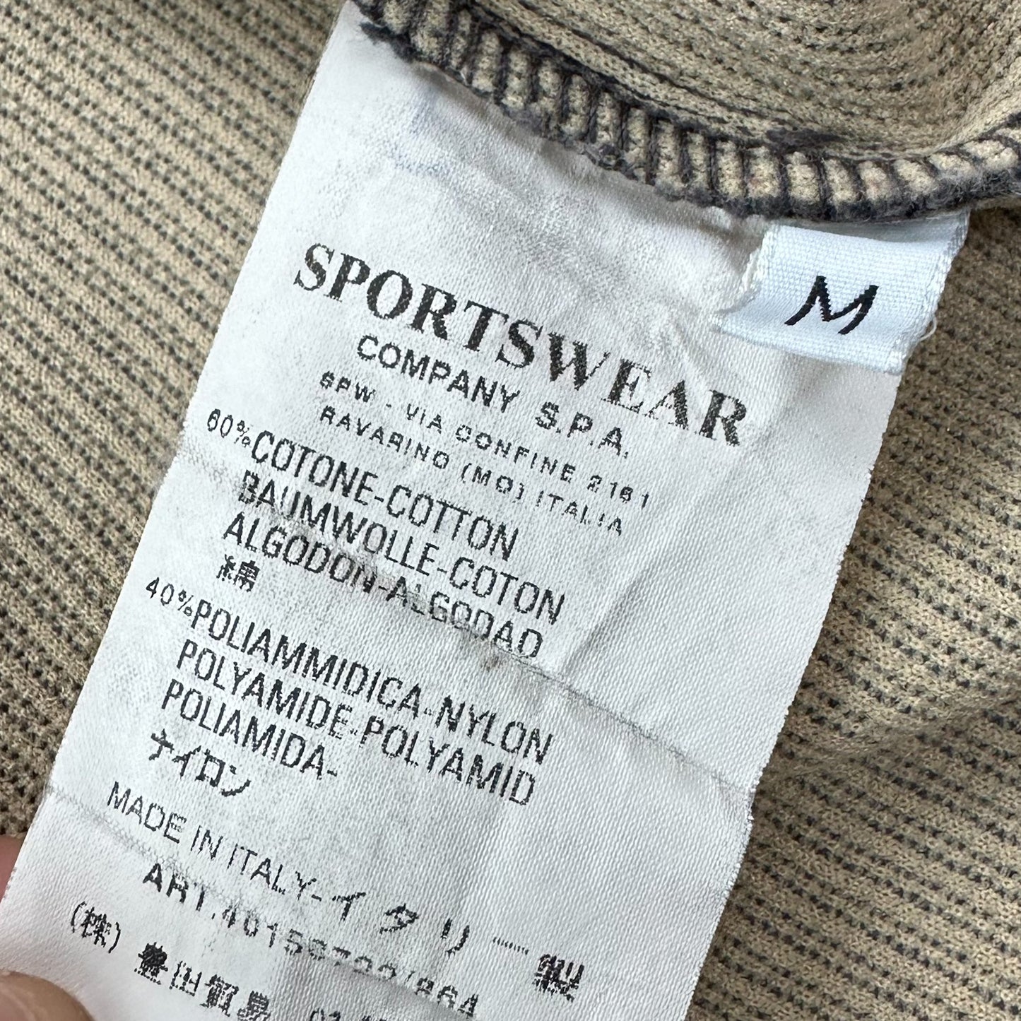 S/S 04 Stone Island Embroidered Crewneck Sweater