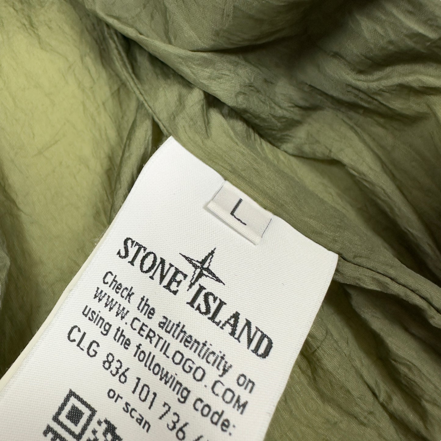 A/W 19 Stone Island Crinkle Reps NY Jacket