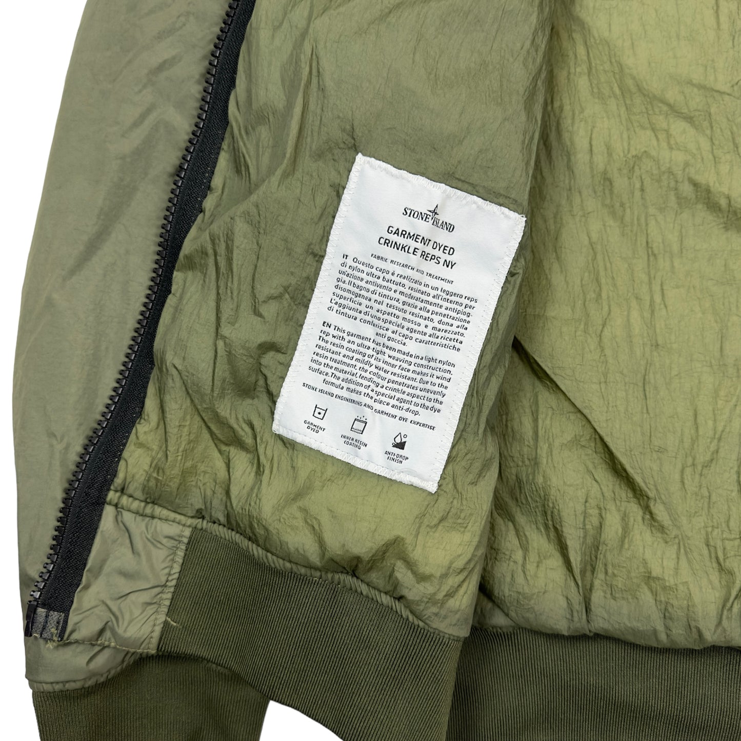 A/W 19 Stone Island Crinkle Reps NY Jacket