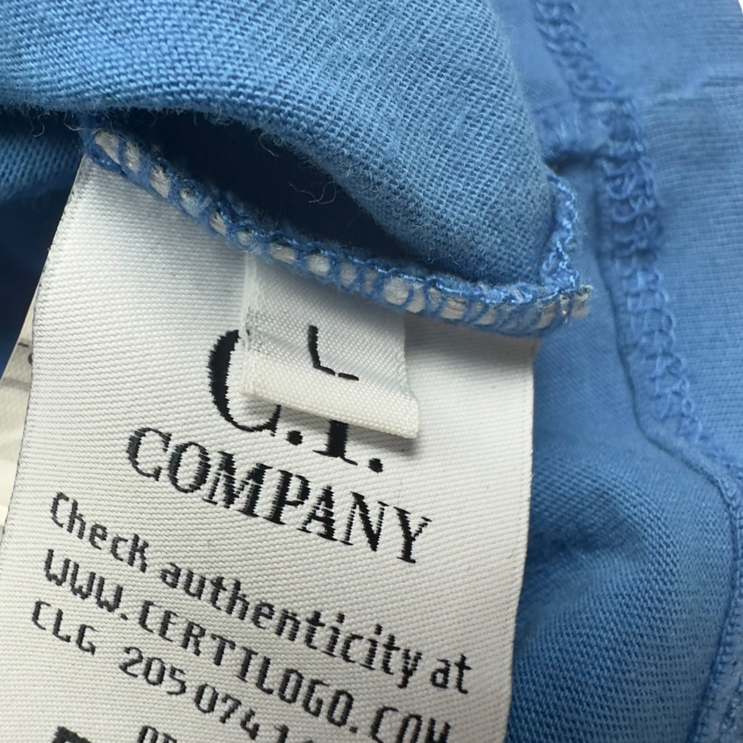 C.P. Company Big Stitch Logo T-Shirt - Blue