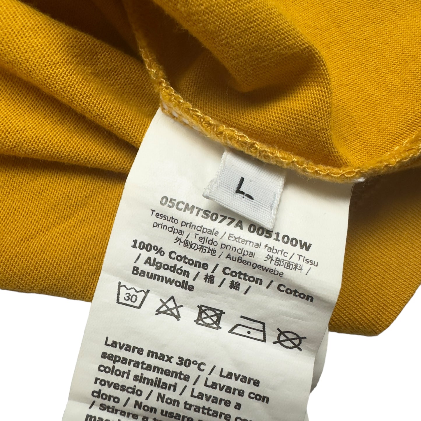 C.P. Company Big Stitch Logo T-Shirt - Orange