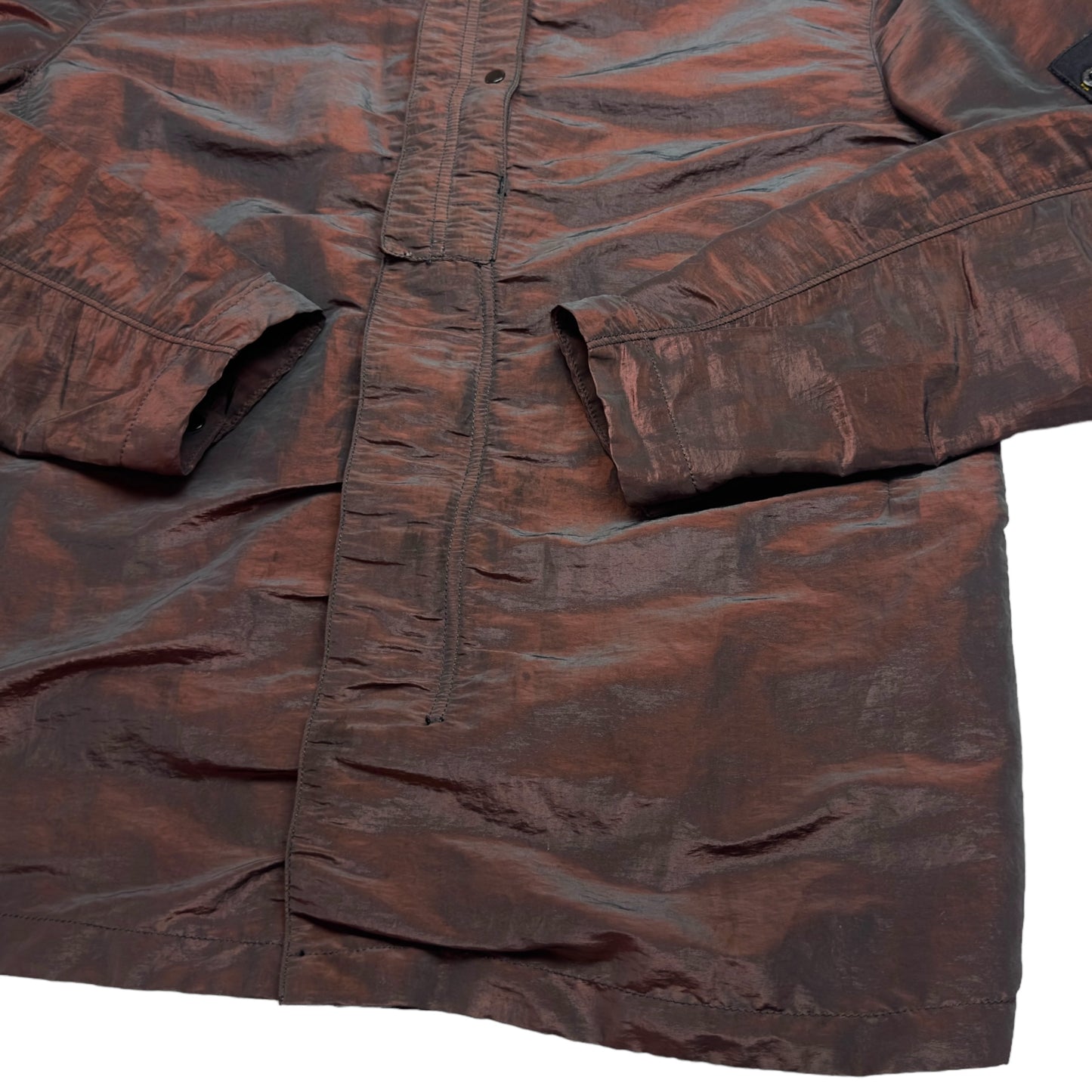 S/S 16 Stone Island Weft Nylon Metal Overshirt - Dark Red