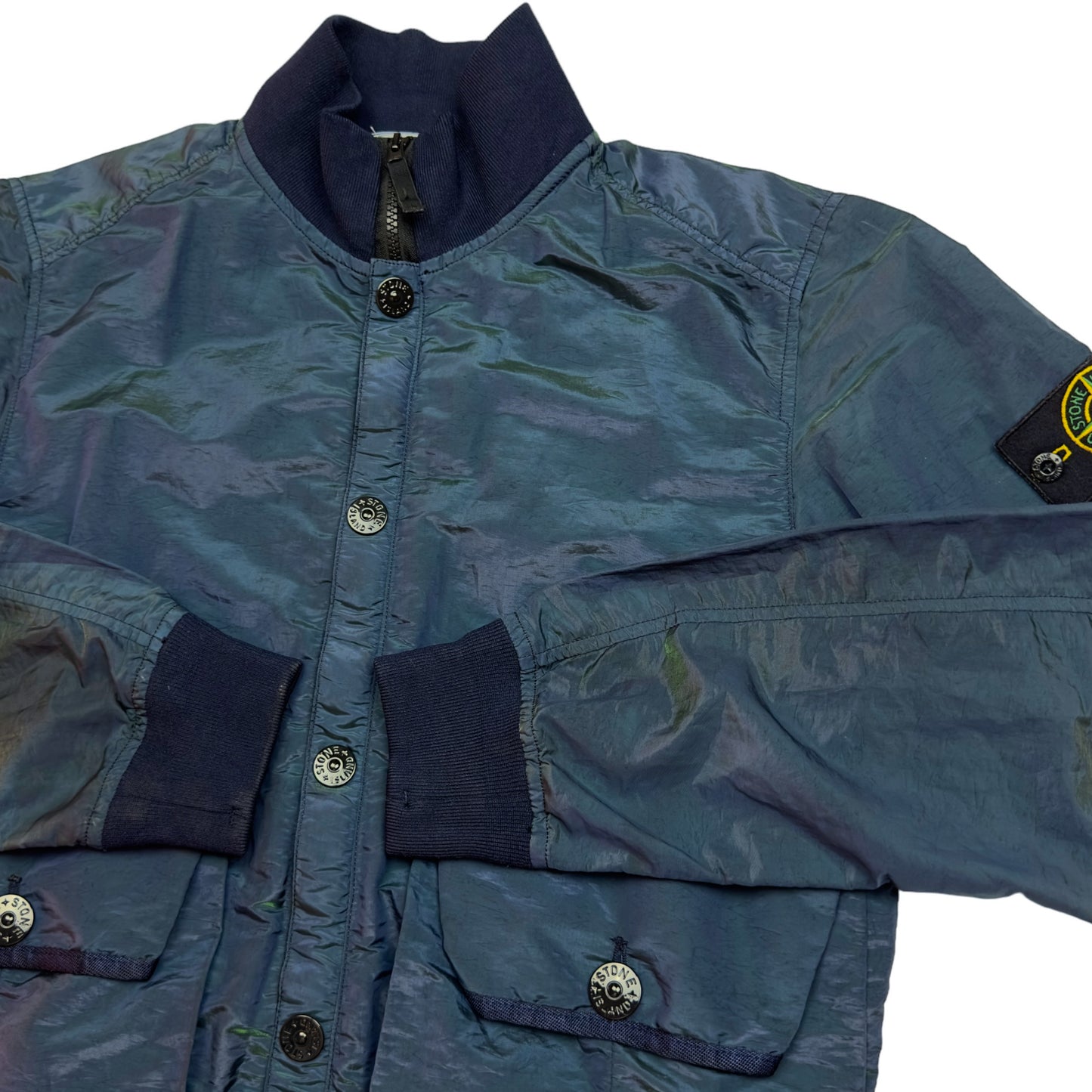 S/S 17 Stone Island Nylon Metal Watro Colour Weft Bomber Jacket