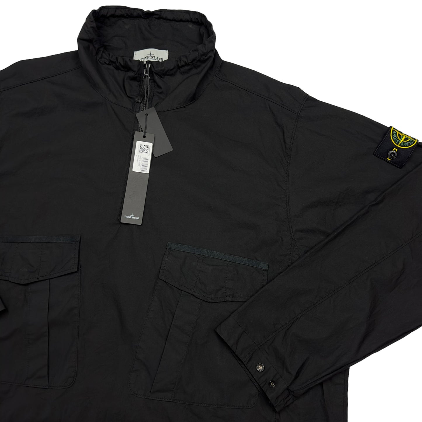 S/S 23 Stone Island Cotton Smock - Black