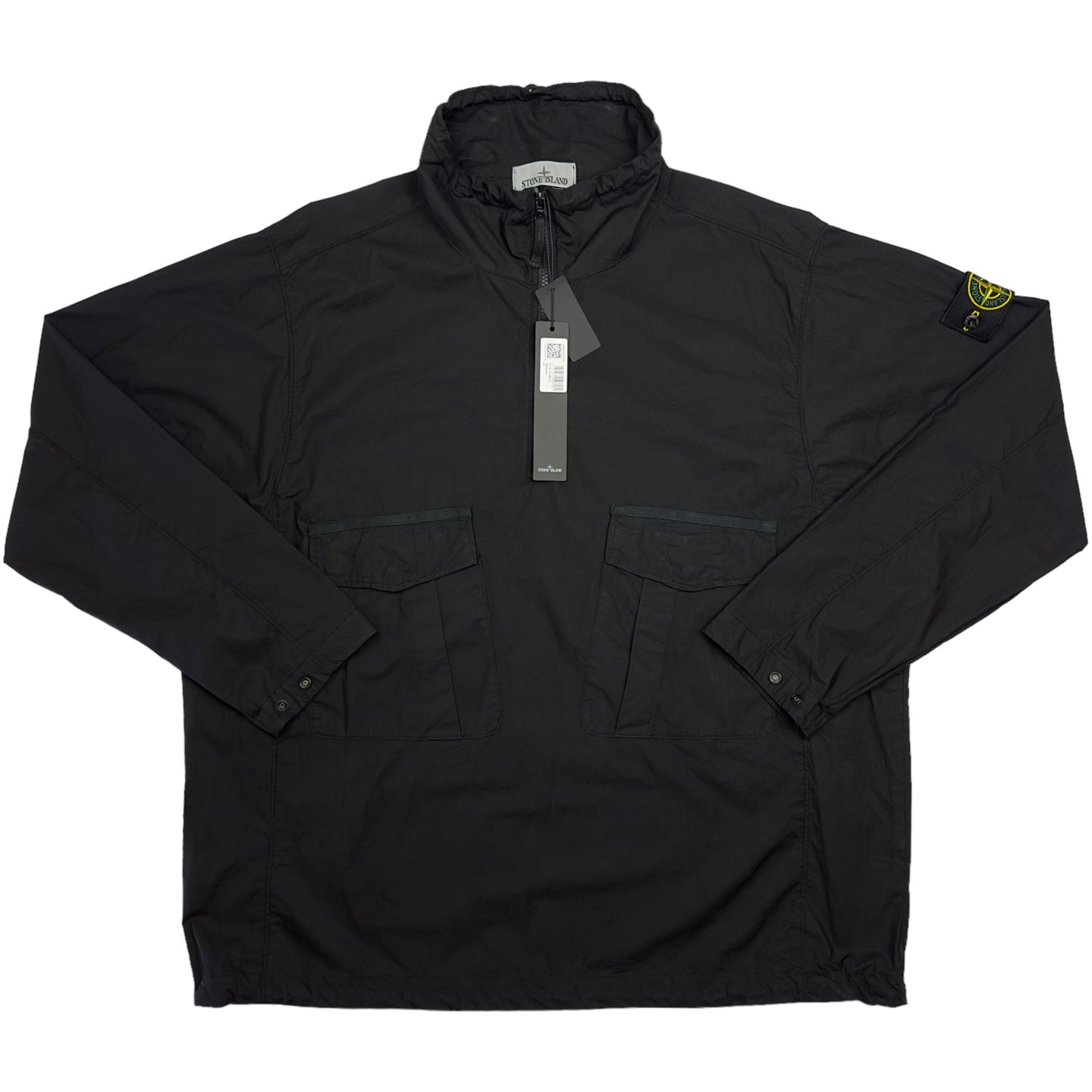 S/S 23 Stone Island Cotton Smock - Black