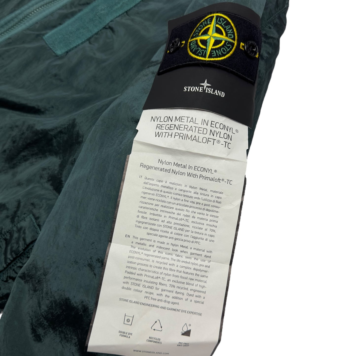 A/W 22 Stone Island Nylon Metal Econyl Overshirt with Primaloft