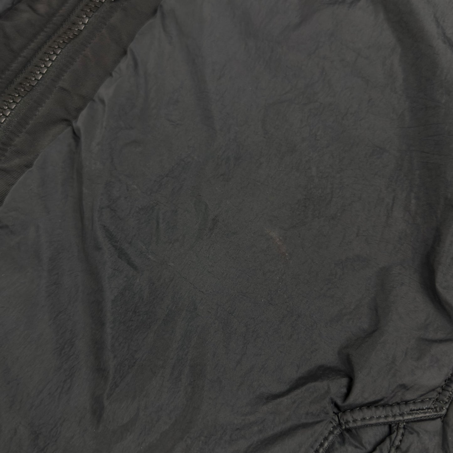 A/W 16 Stone Island Crinkle Reps NY Bomber - Black