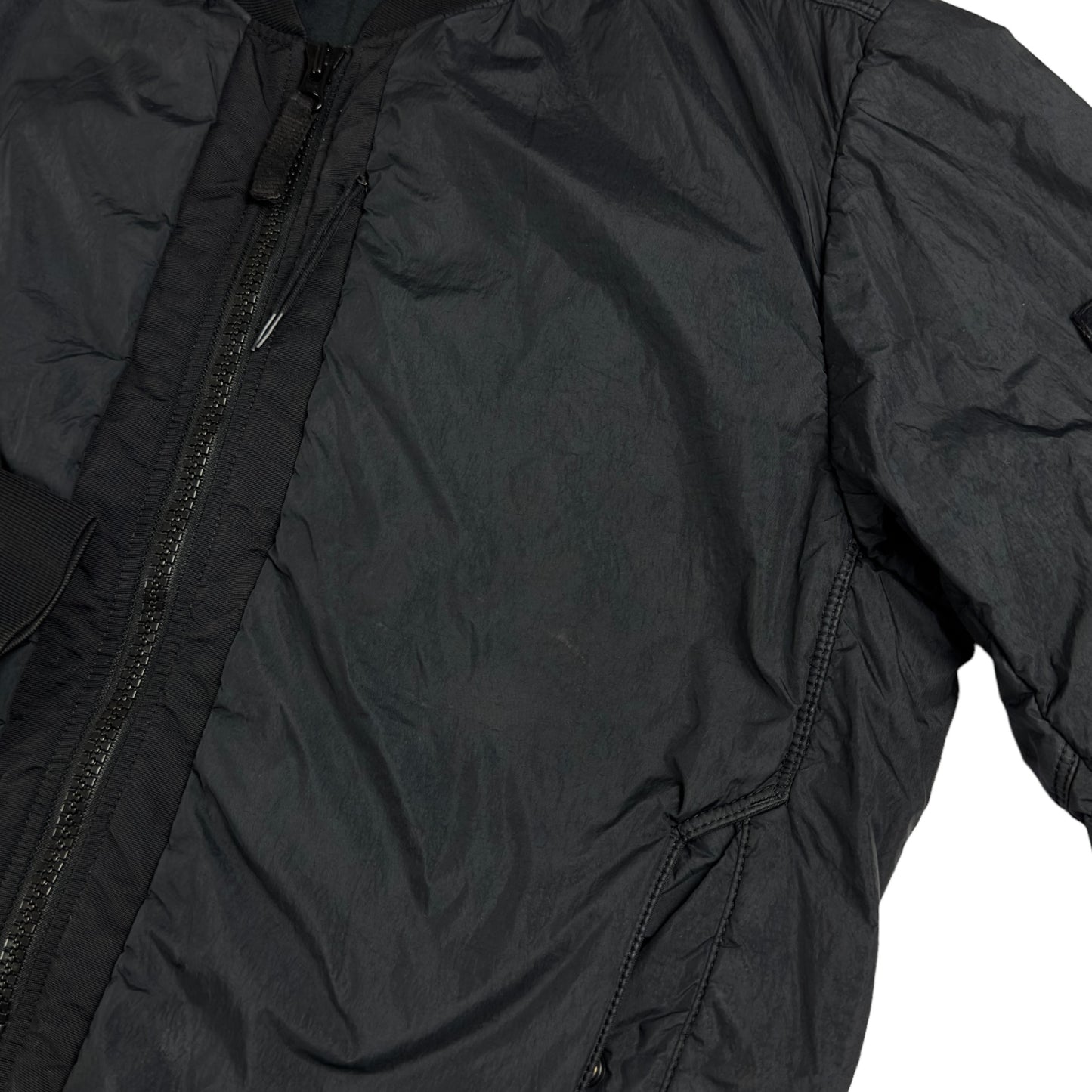A/W 16 Stone Island Crinkle Reps NY Bomber - Black
