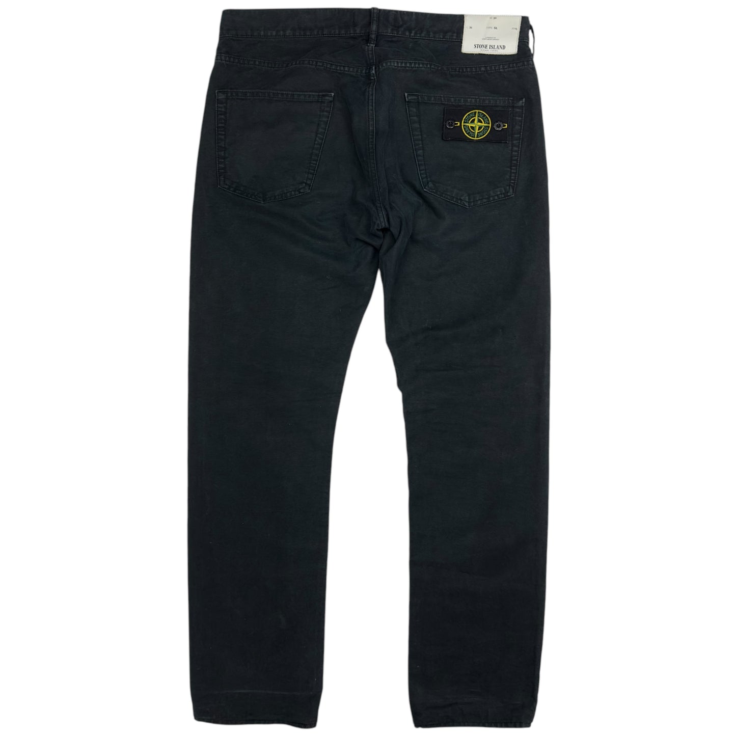 A/W 16 Stone Island Slim Fit Black Jeans 34/32